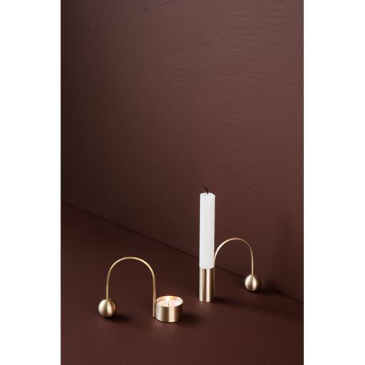 ferm LIVING Balance Lysestage, Krom