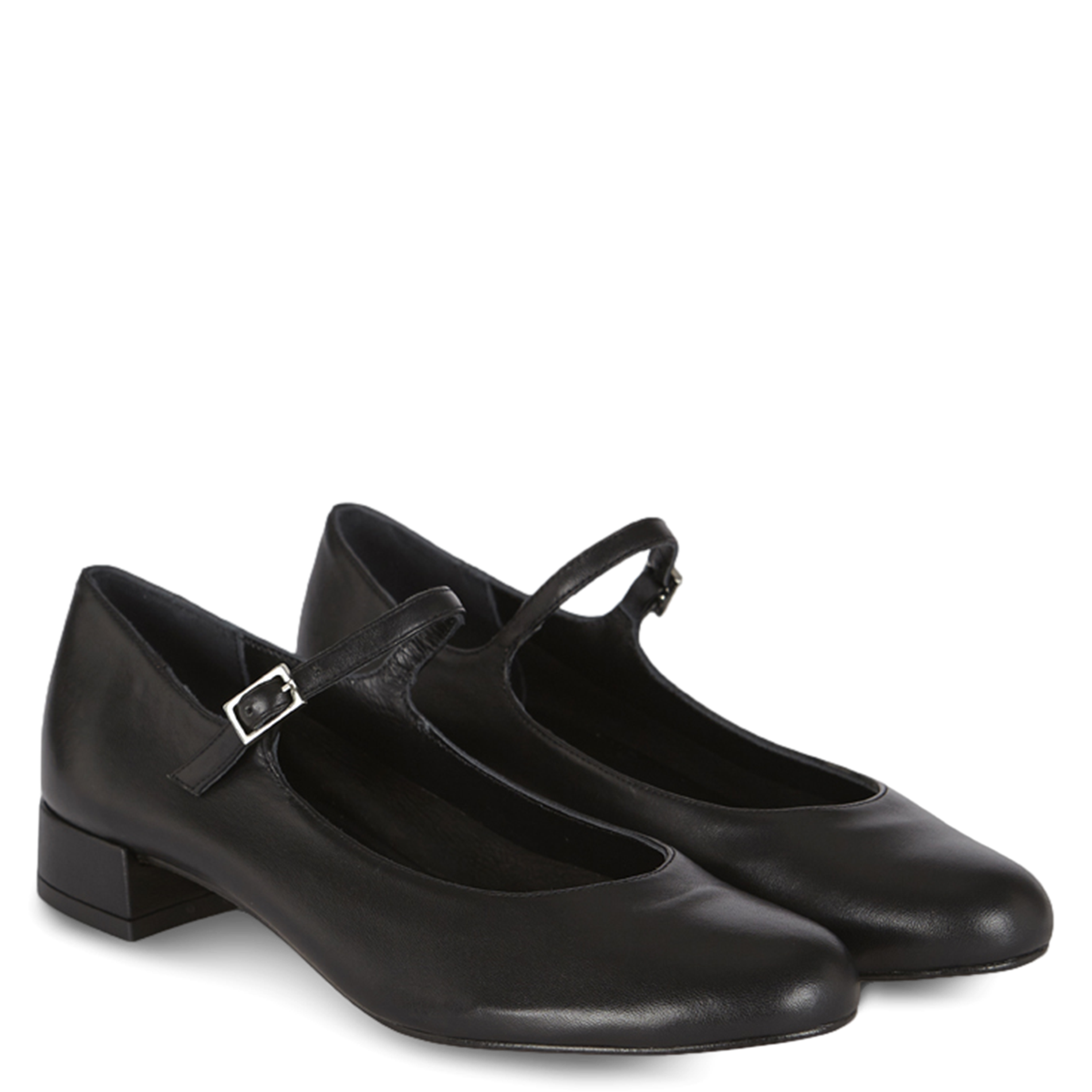 EMILIA - Ballerines en cuir | Noir