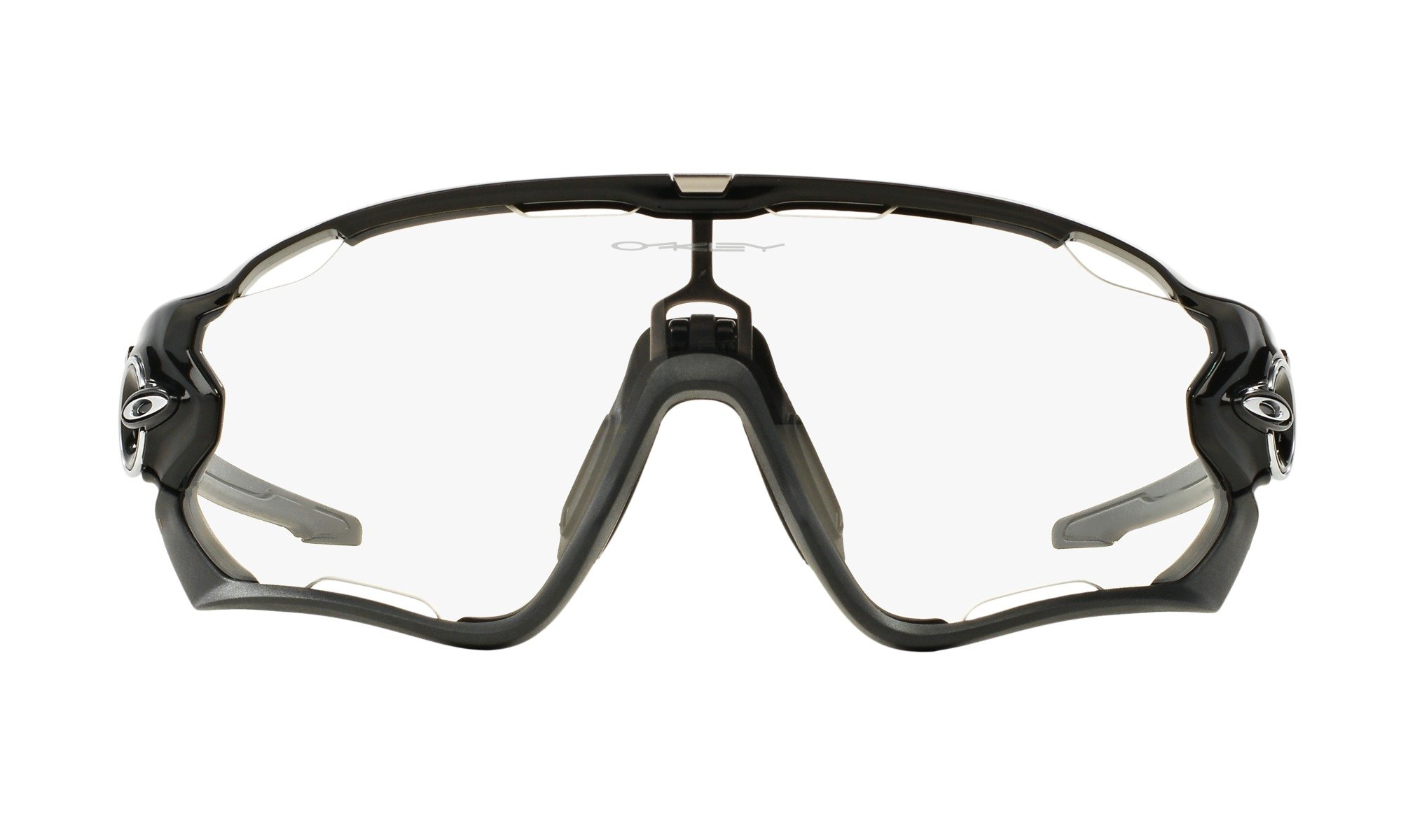 Oakley Jawbreaker cykelbriller Clear To Black Iridium Polished Black fotokromisk