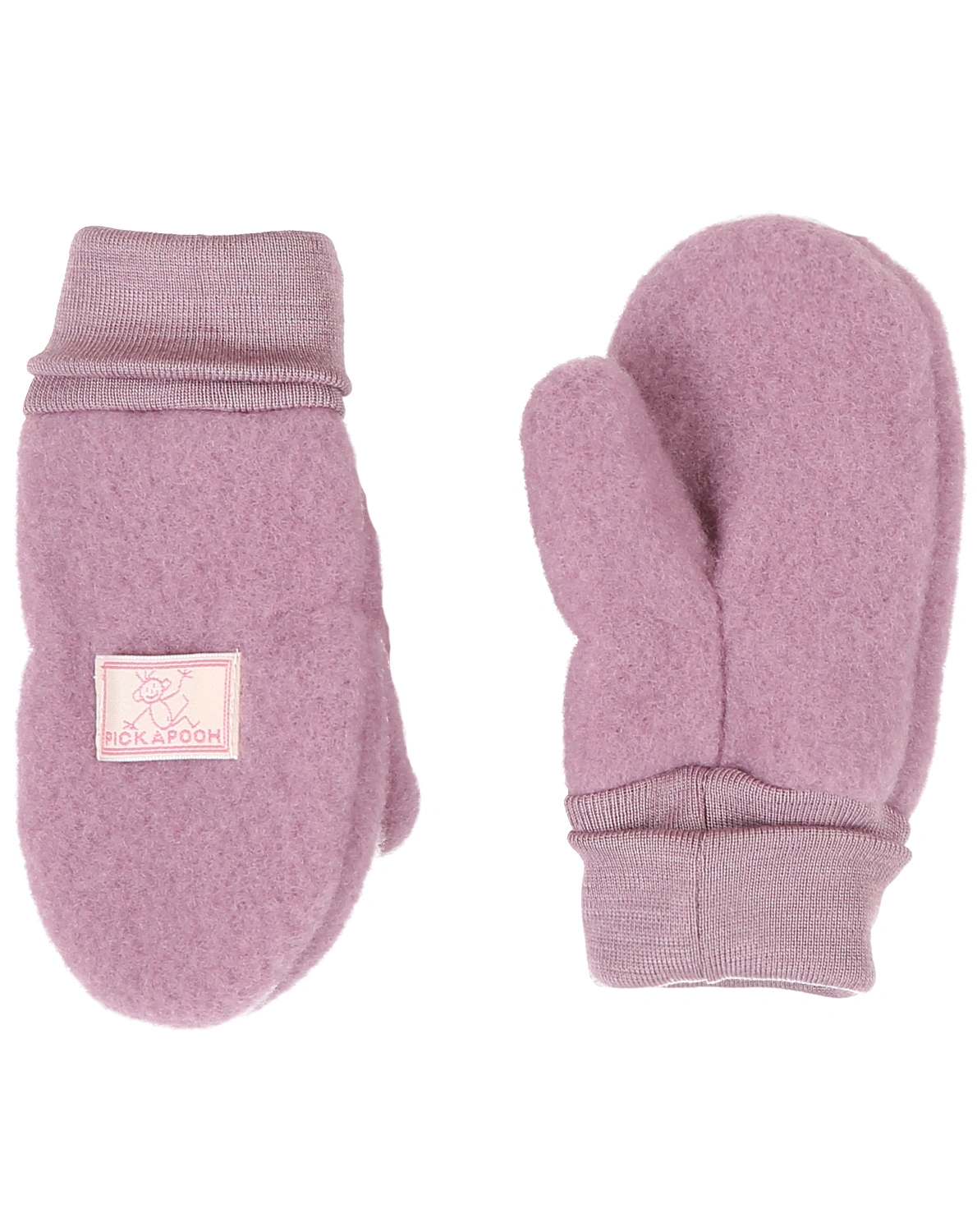 Fäustlinge WOLLFLEECE aus Schurwolle in alt rosa
