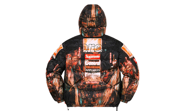 Supreme The North Face 800-Fill Half Zip Hooded Pullover Times Square