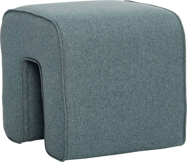 Hübsch Sculpture Pouf Green Grøn