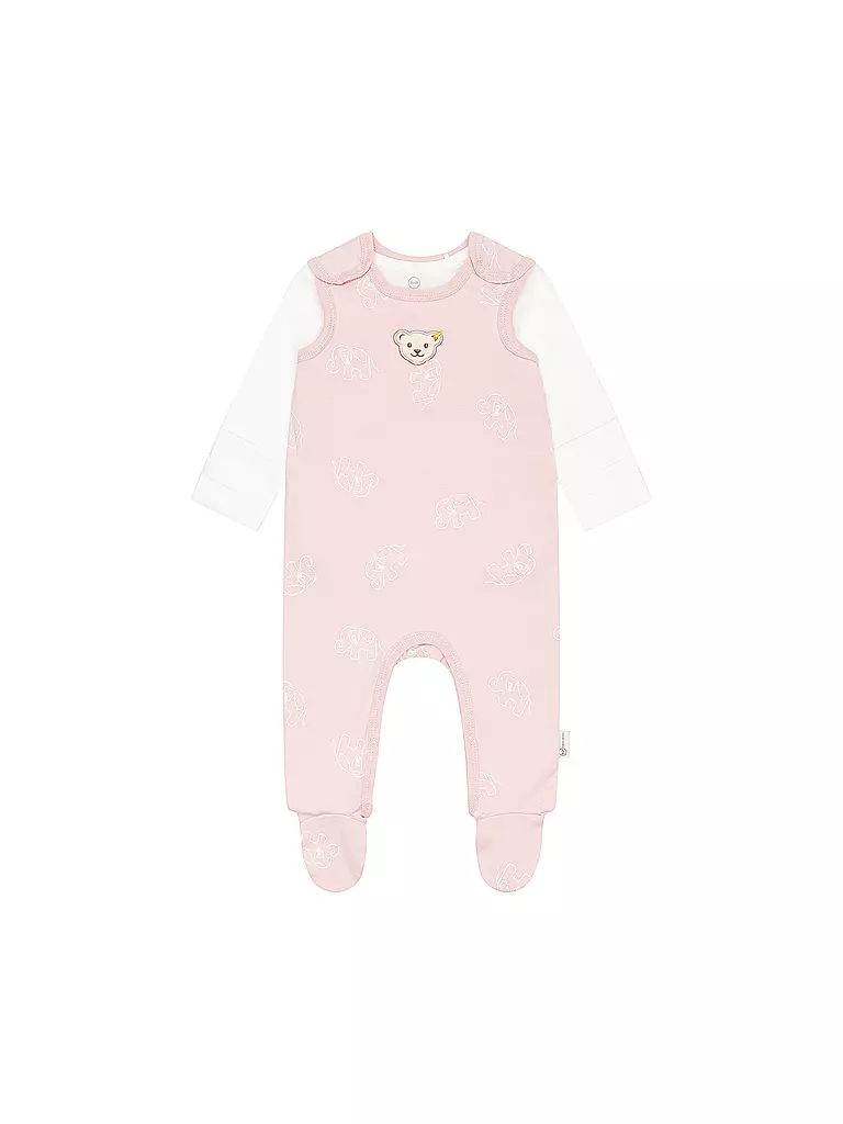 STEIFF Baby Set 2tlg Strampler und Langarmshirt  rosa