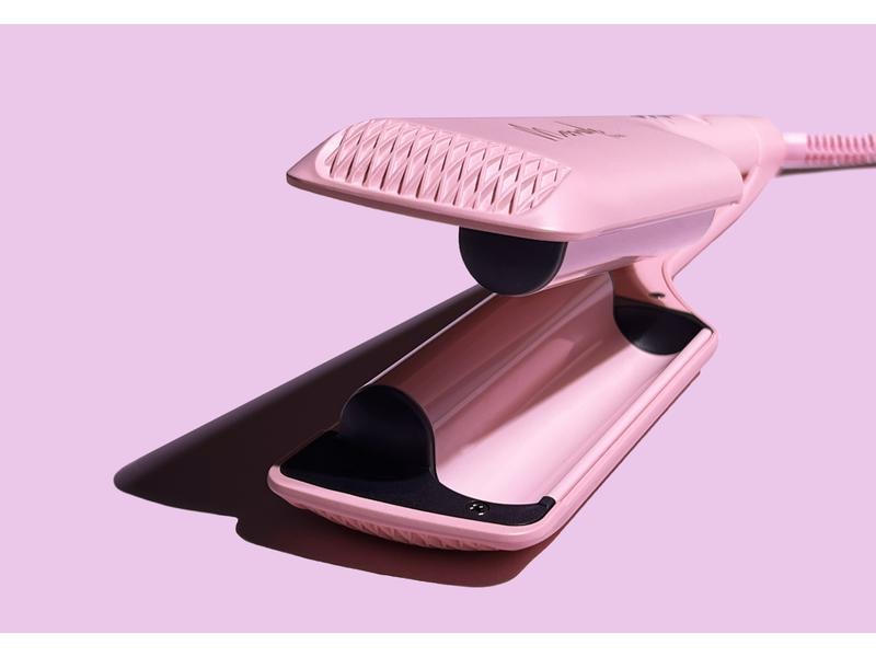 Mermade Welleneisen Double Waver Pink Welleneisen mit ionischen Keramikplatten