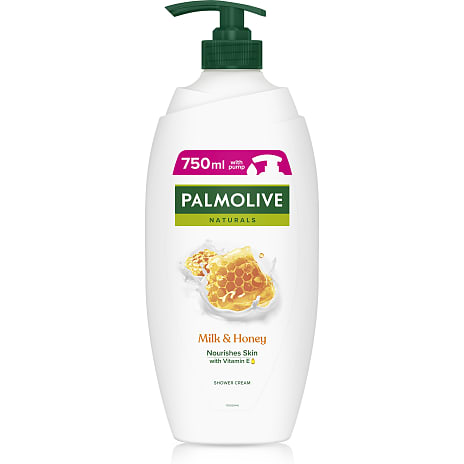 Shower cream m. honning og E-vitamin m. pumpe