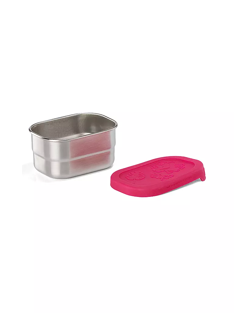 AFFENZAHN Edelstahl-Brotdose  pink