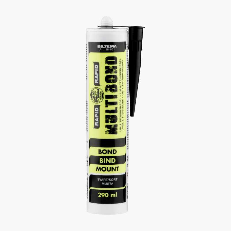 Multibond Rapid svart, 290 ml