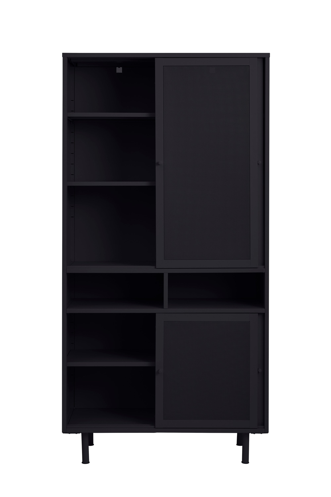 Virke Wandkast L - Zwart