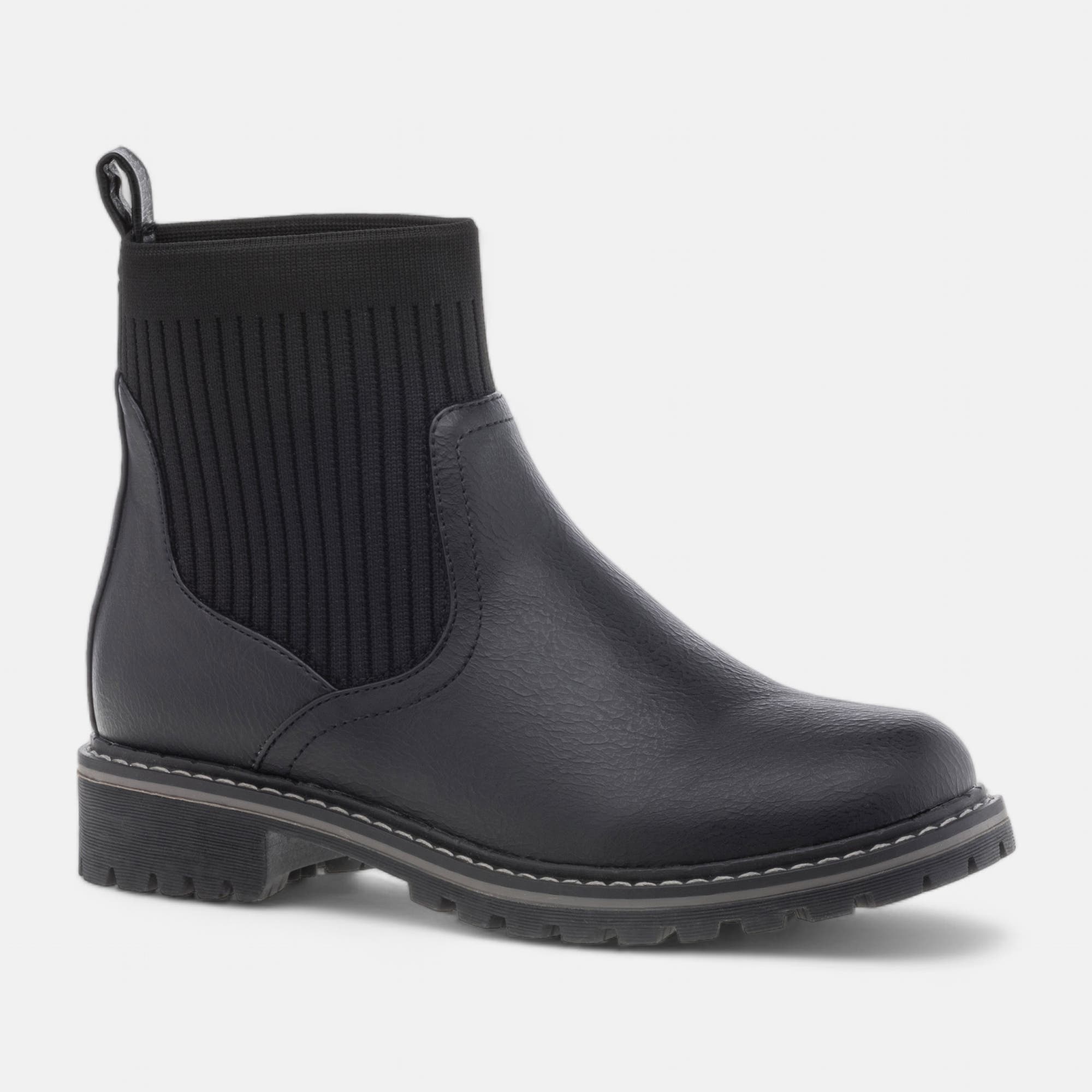 Boots chelsea Femme noir