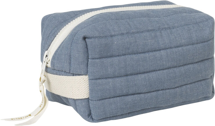 Fabelab Quilted Toiletry Bag - Chambray Blue Spruce Blue spruce