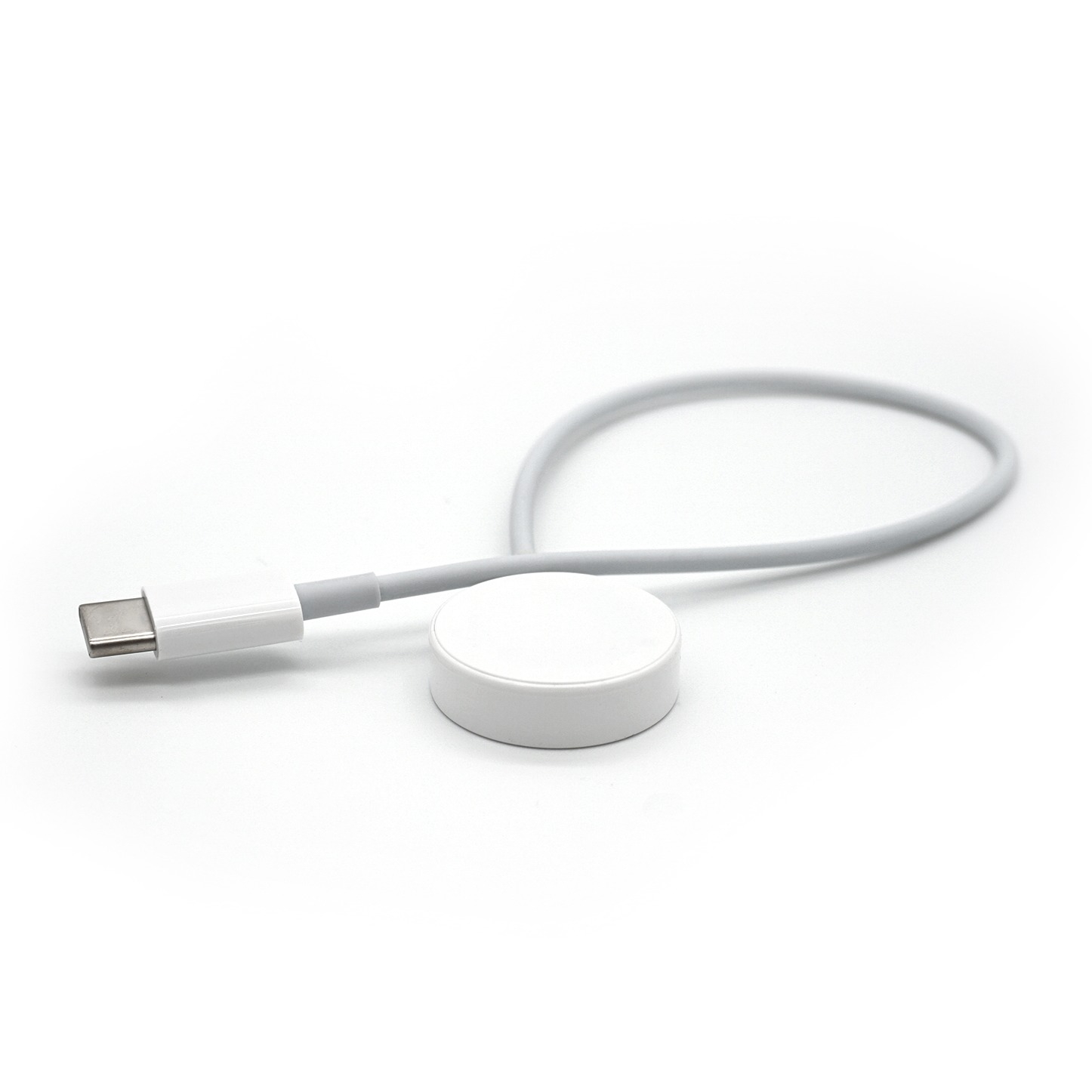 (1m) USB C auf Apple Watch Magnetisches Original Ladekabel (MX2H2ZM/A) - Weiss
