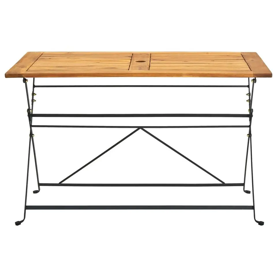 vidaXL - Tuintafel - Bruin - Acaciahout - 120 x 70 x 74 cm