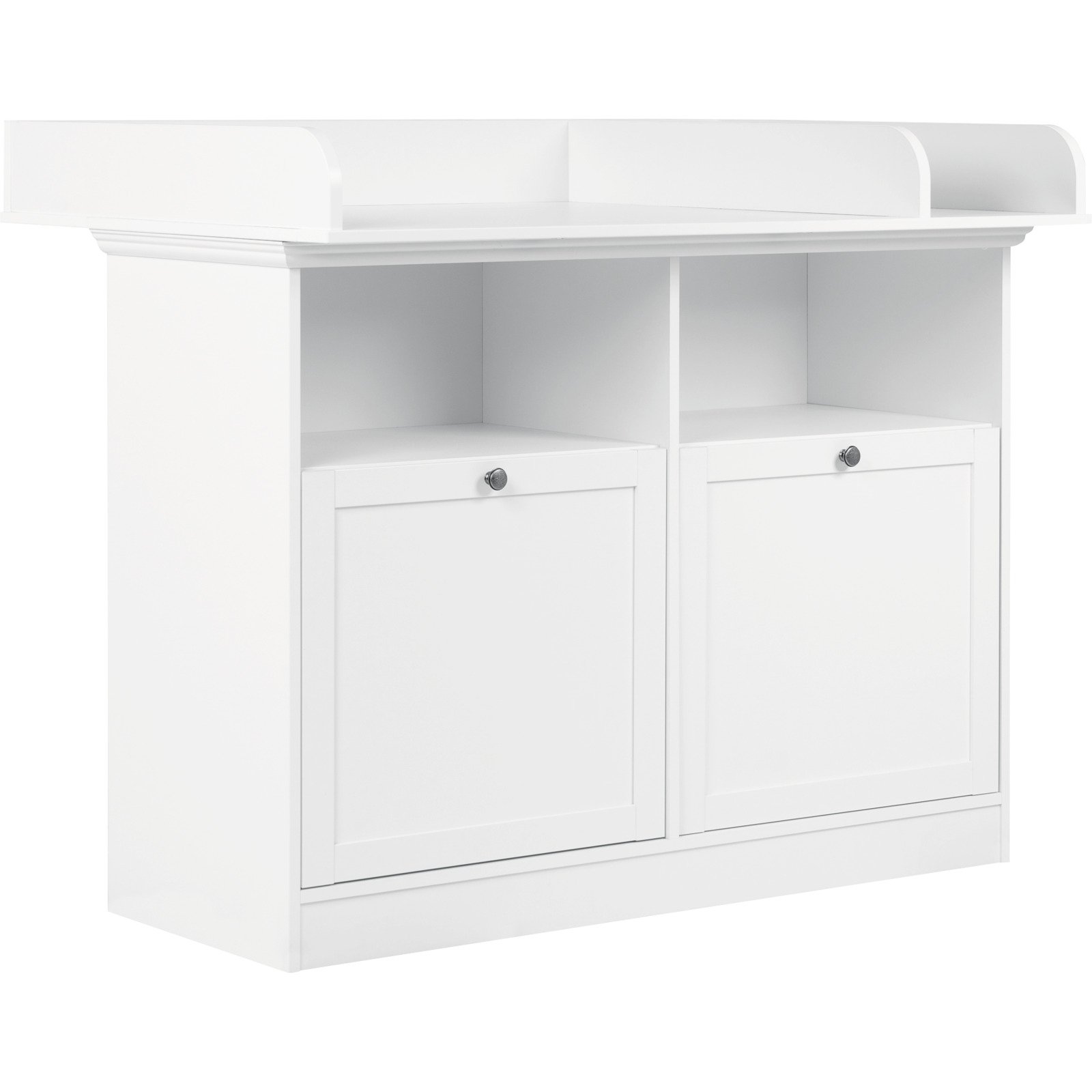 Wickelkommode Landwood Melamin weiss 120 x 100 x 77 cm