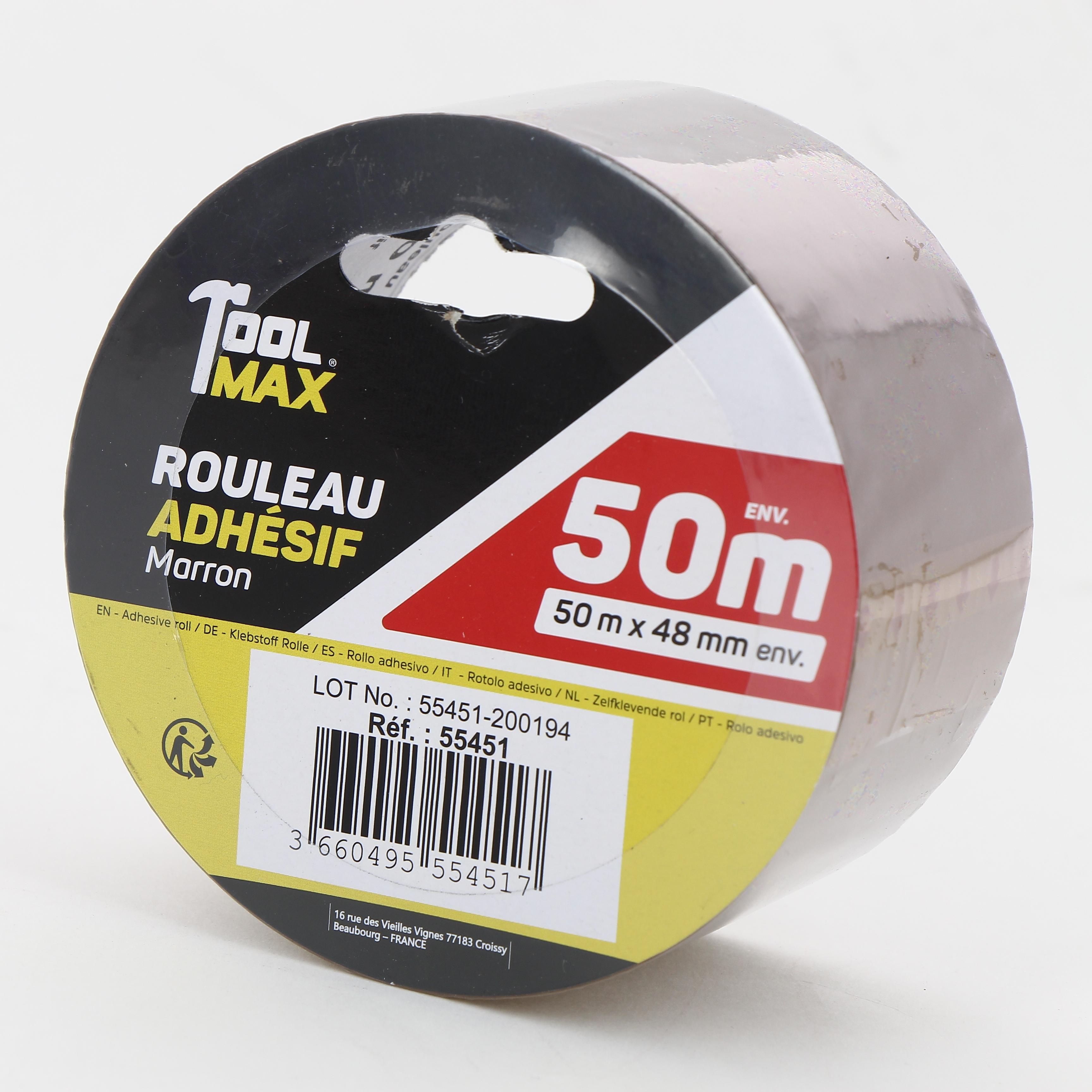 ROULEAU ADHESIF HAVANE 50M