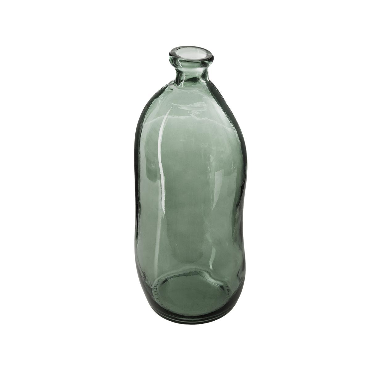 VASE BOUTEILLE VERE RECYCLE KAKI H.51CM
