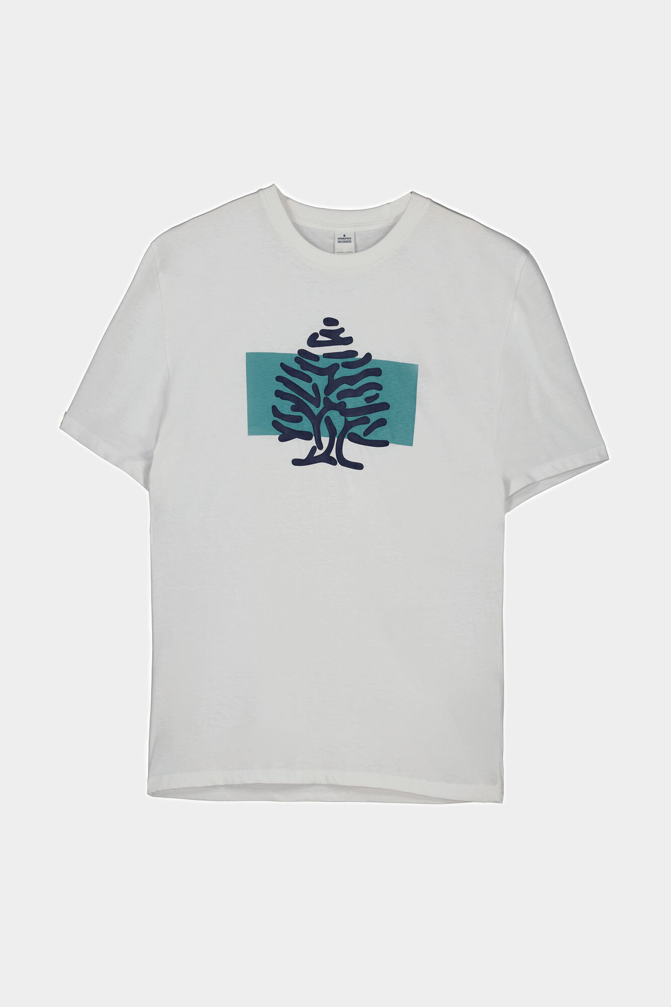Camiseta com logo - branca