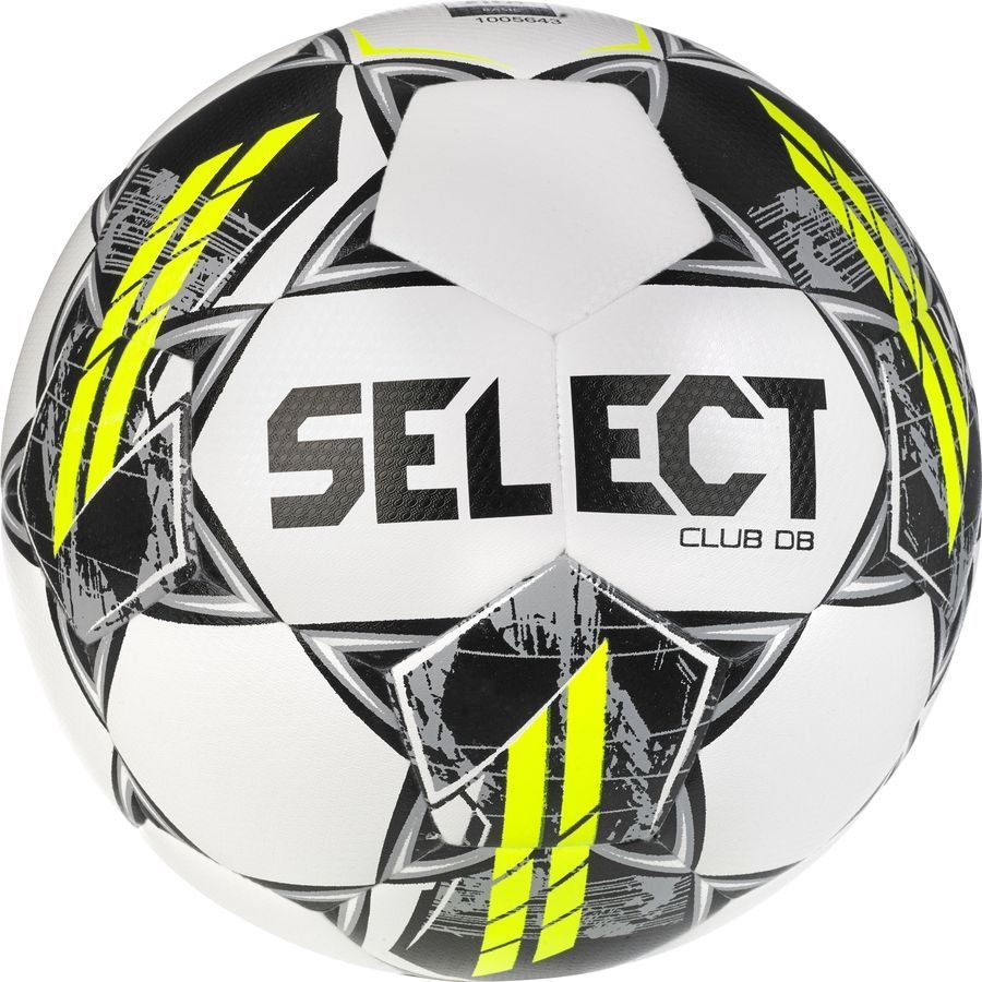Select Ballon Club DB V23 - Blanc/Gris/Jaune