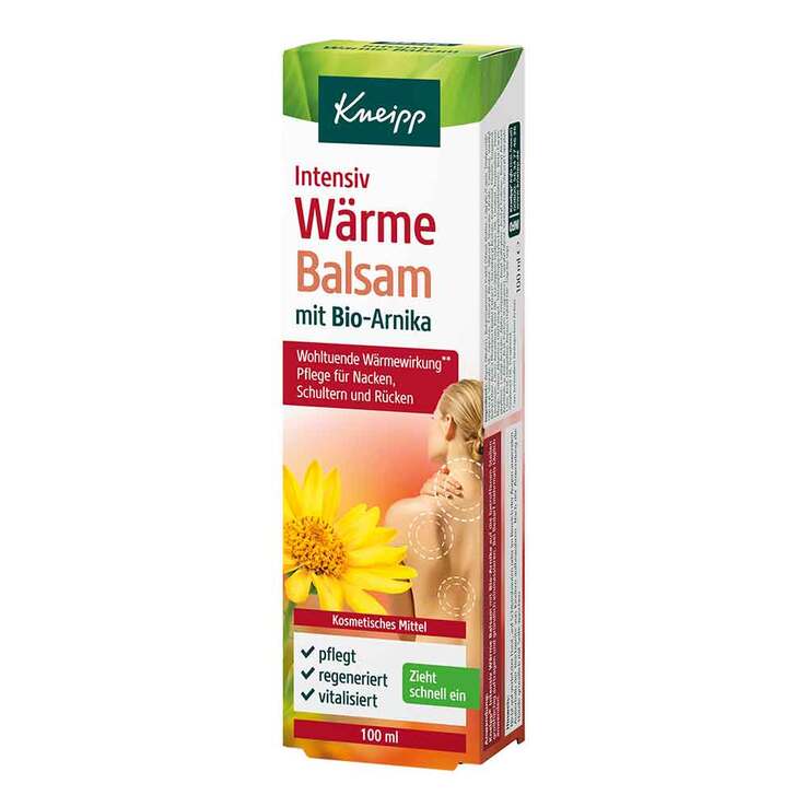 Kneipp Intensiv Wärme Balsam mit Bio-Arnika, 100 ml