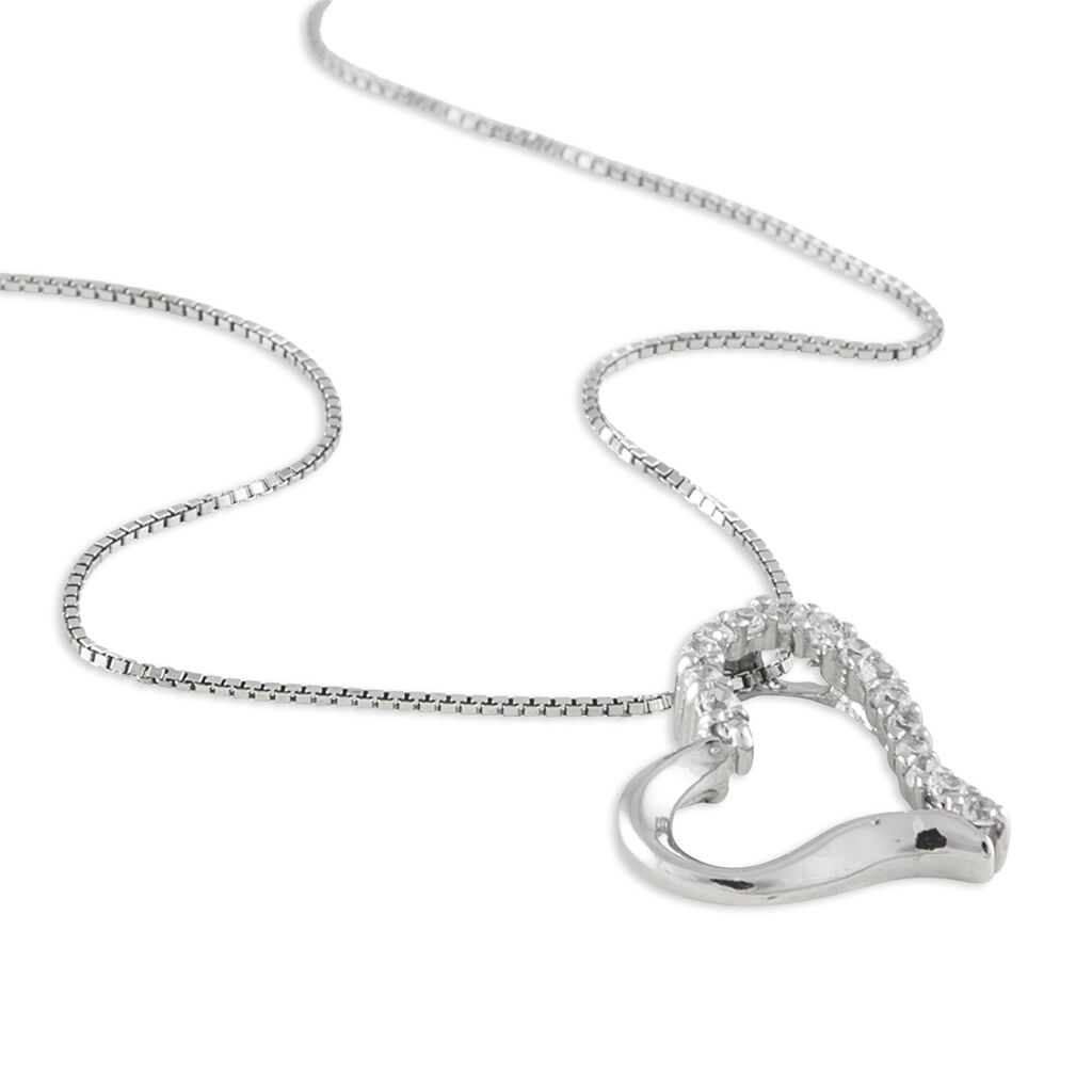 Collier Patrizia Argent Blanc Oxyde De Zirconium