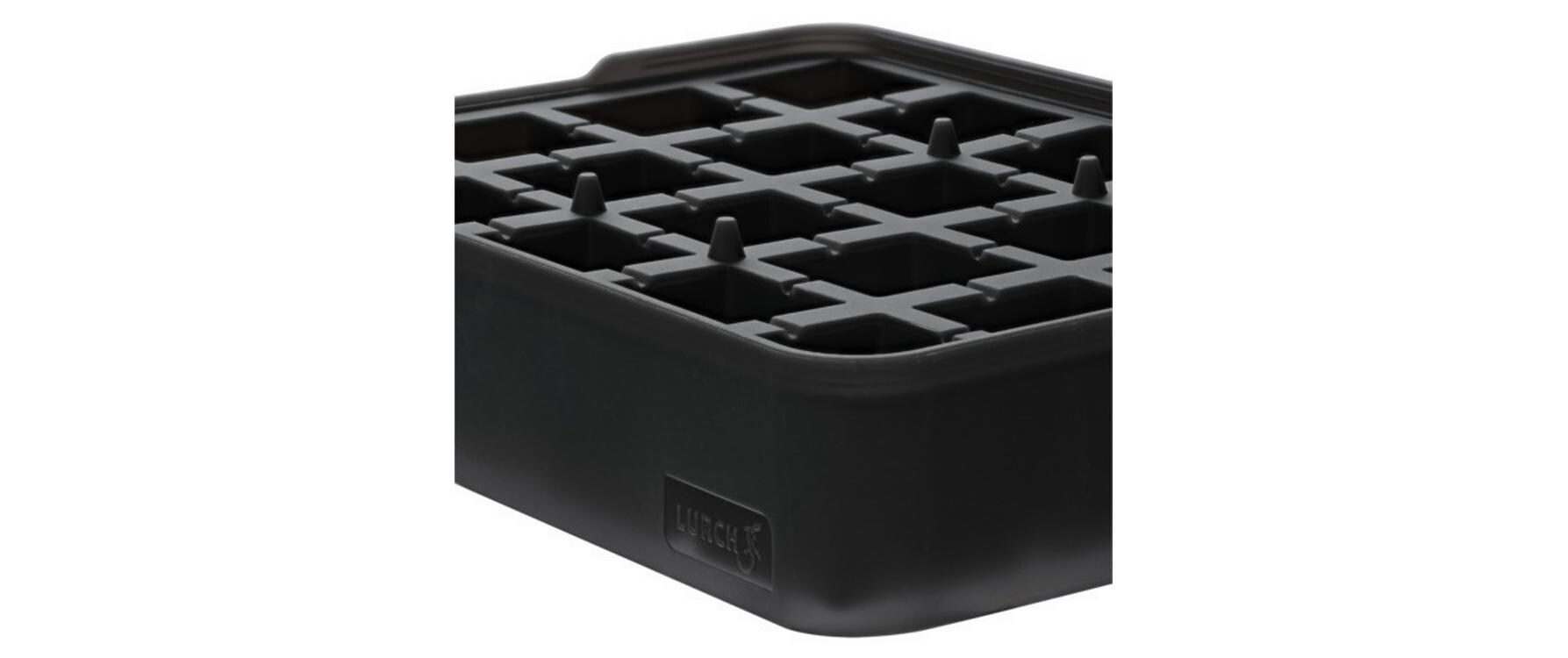 Eiswürfelform Würfel Schwarz / Transparent, 3 x 3 cmIce Former