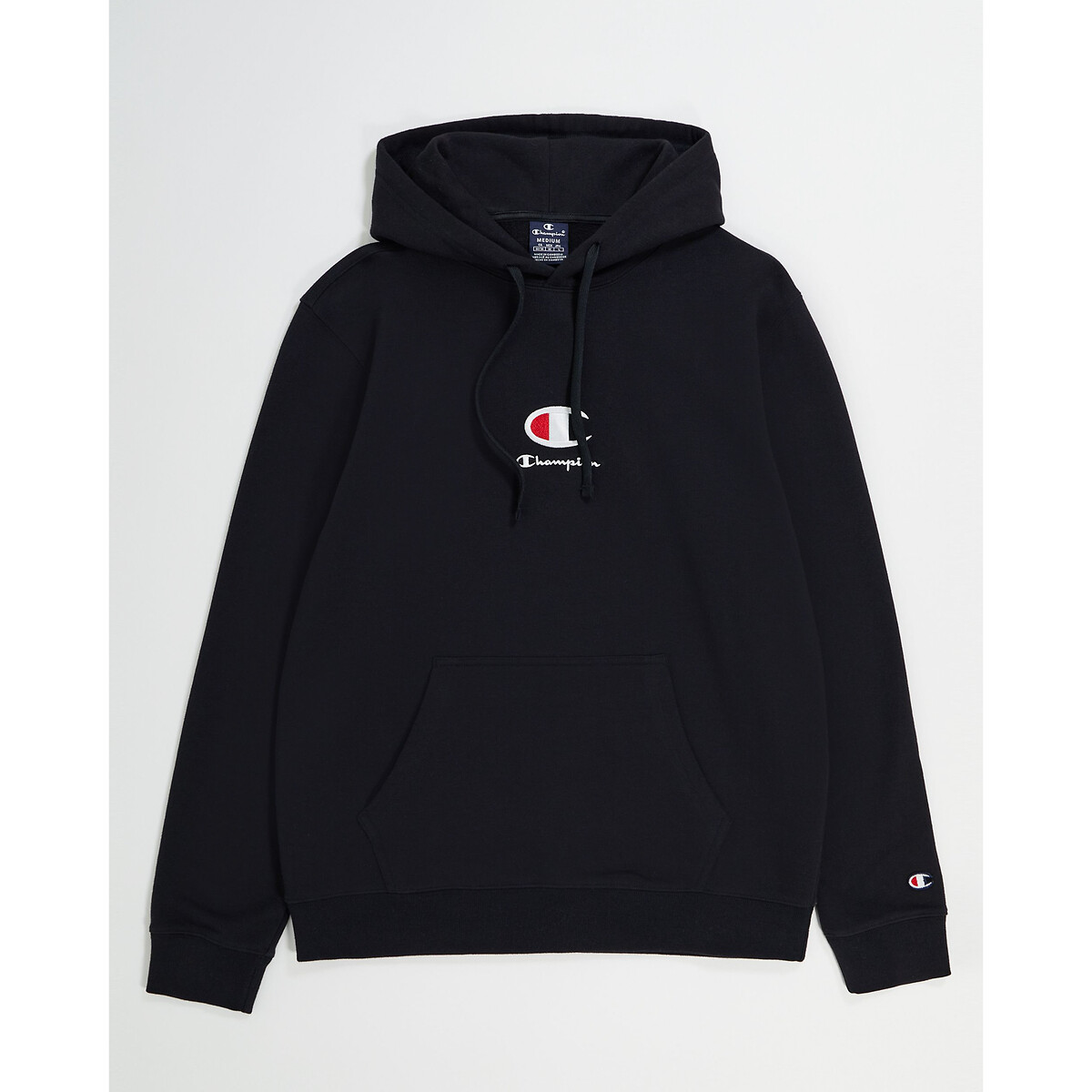 CHAMPION<br>Moletom com capuz e logotipo centralizado