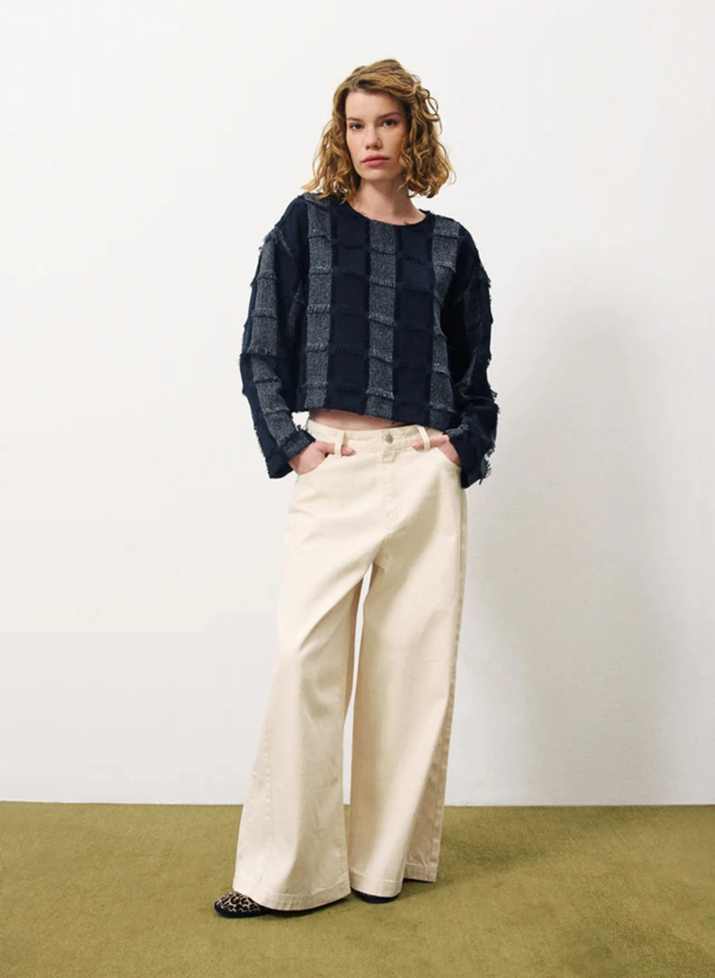 ANATOLIA - Blouse col rond| Bleu