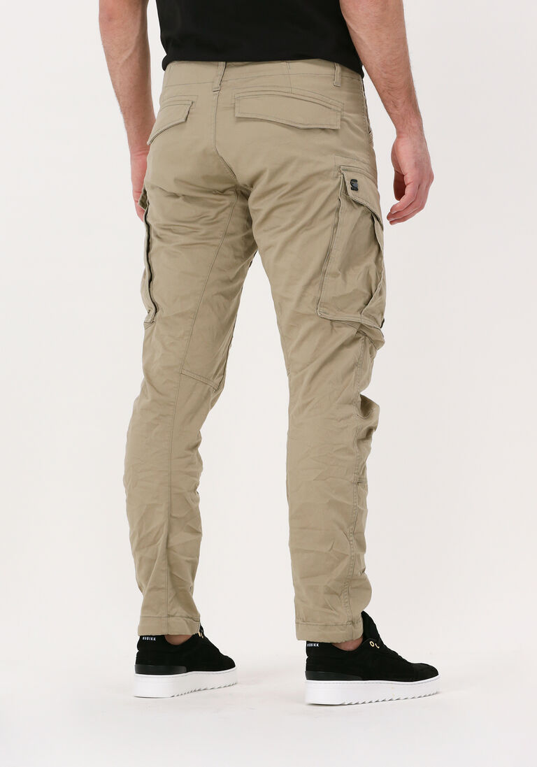 G-STAR RAW khaki g-star raw cargobroeken rovic zip 3d regular tapered