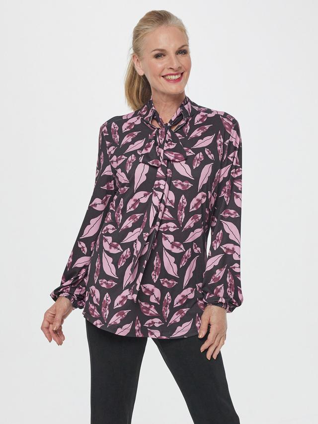 Bluse mit Schluppe