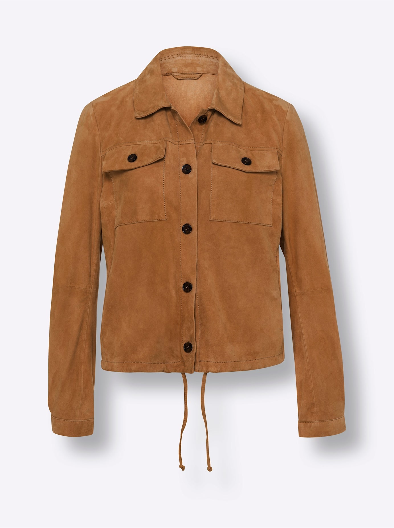 heine Lederjacke ohne Kapuze