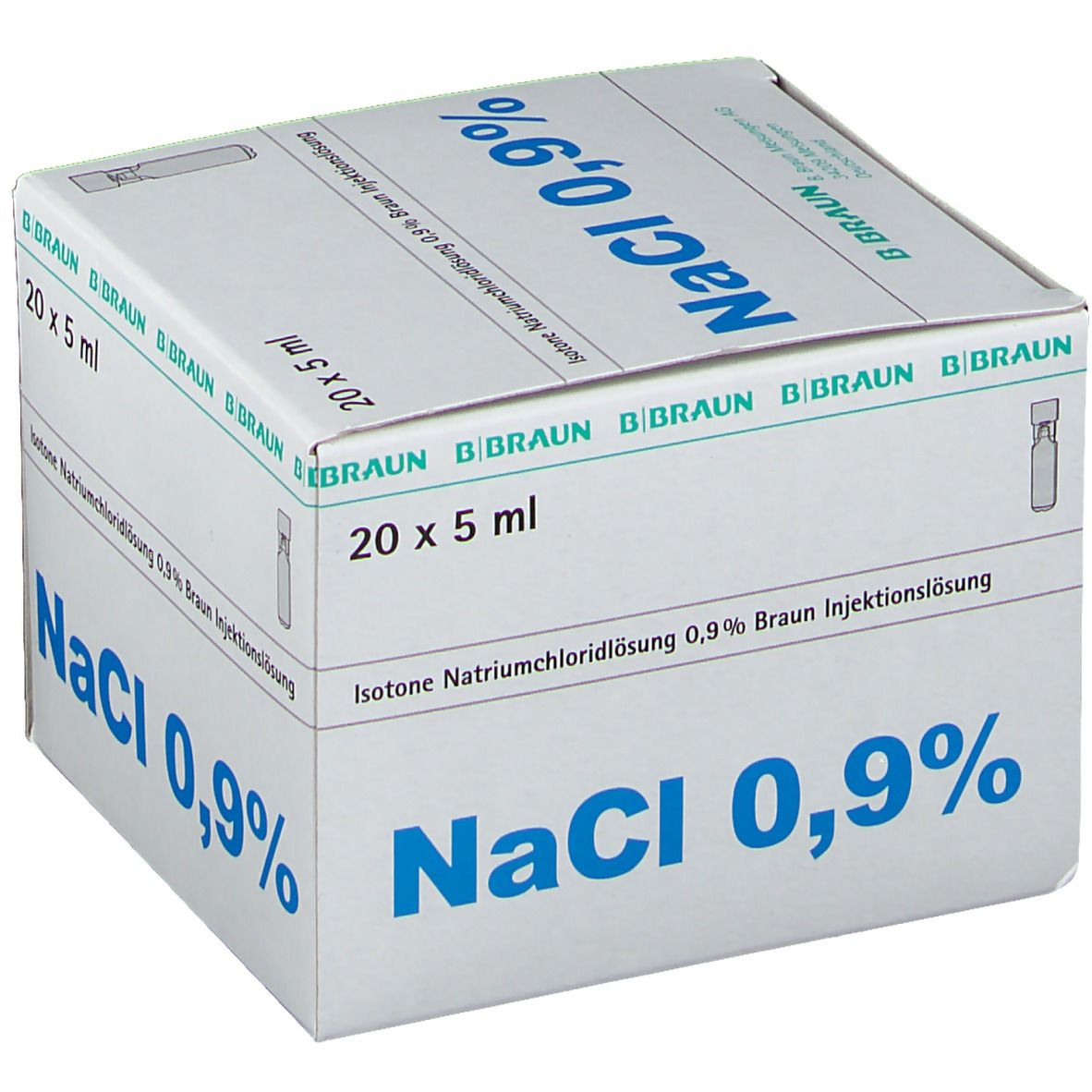 Isotone Kochsalz-Lösung 0,9% B. Braun Mini-Plasco® connect