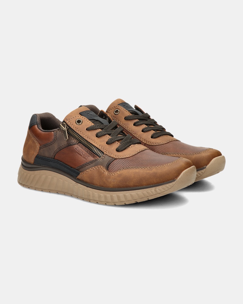 Rieker Lage sneakers  - bruin