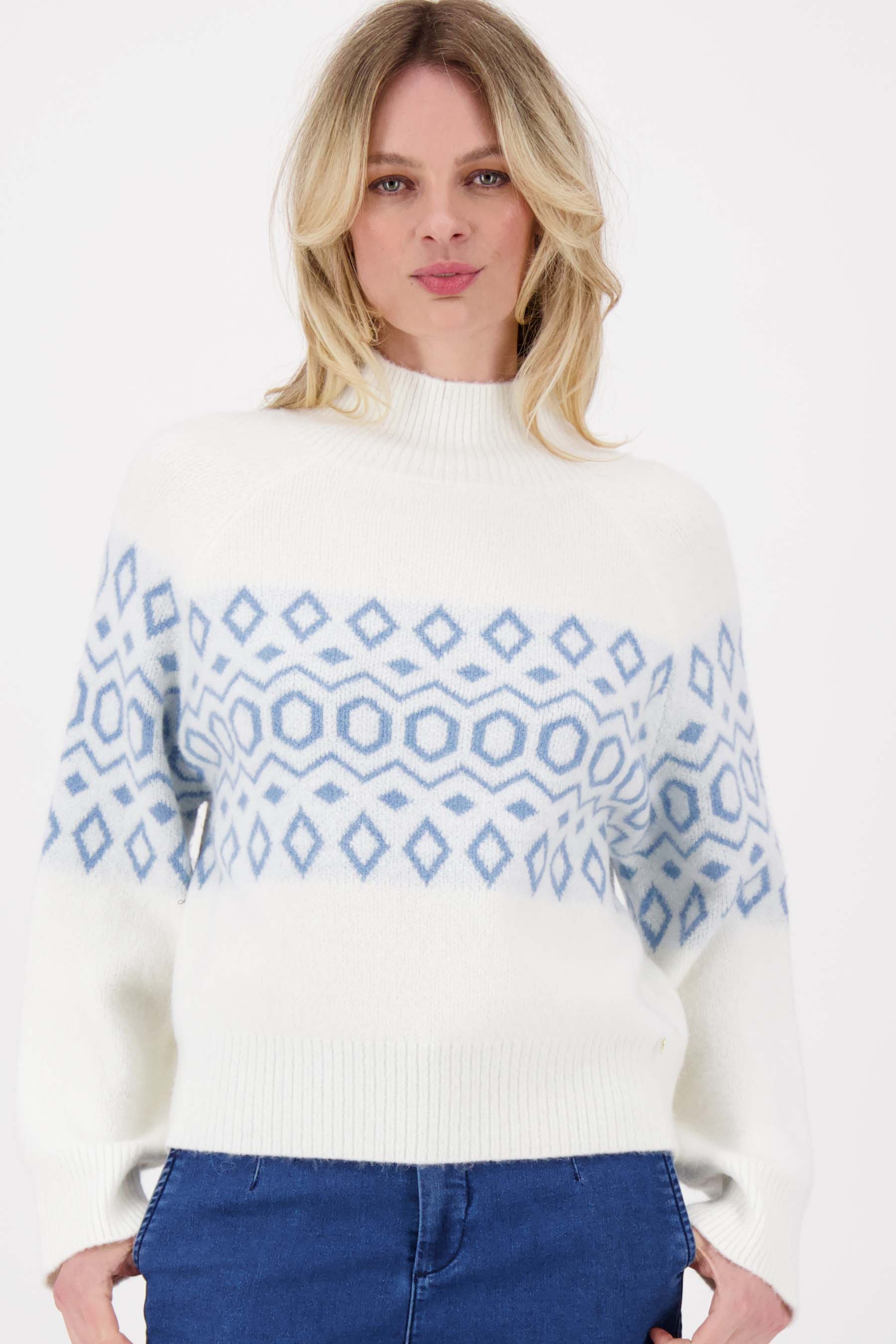 trui met nordic jacquard