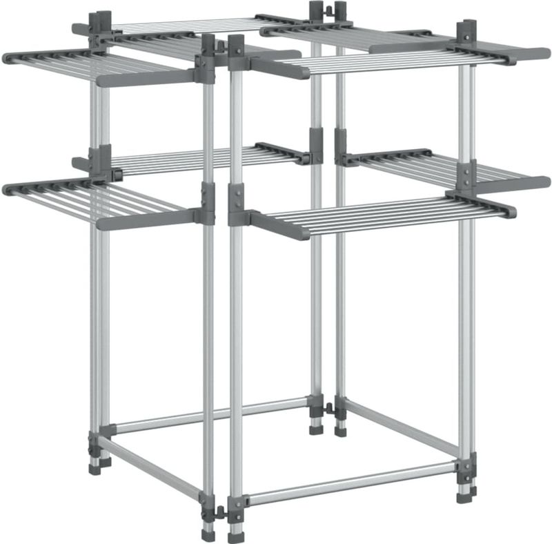Droogrek - Zilver - Aluminium - Inklapbaar Ontwerp