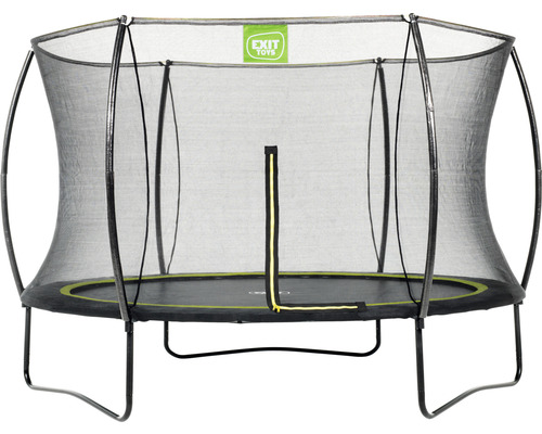EXIT Silhouette trampoline met veiligheidsnet Ø 305 cm zwart