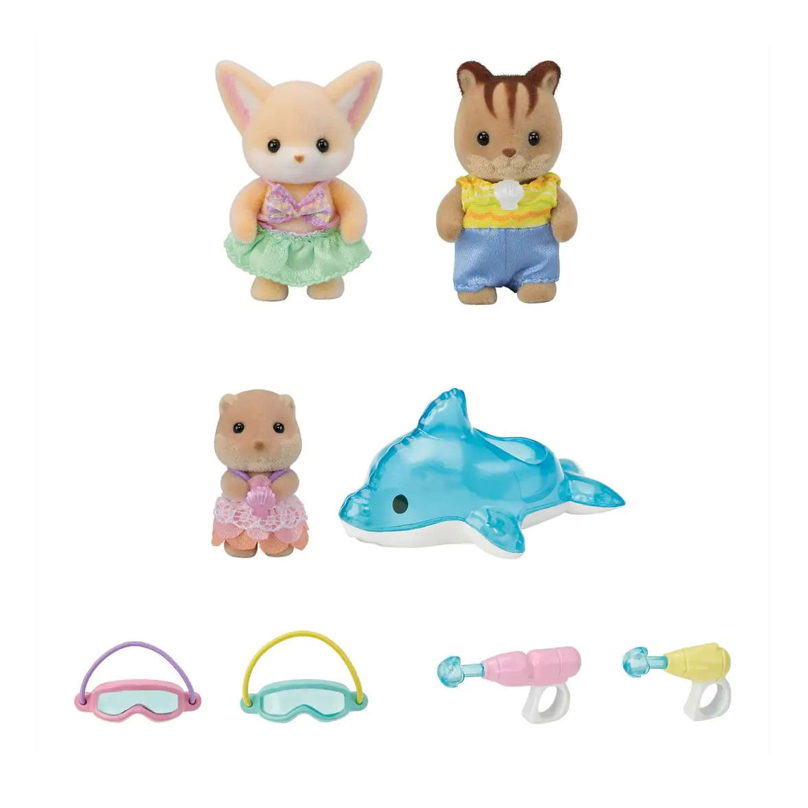 Sylvanian Families 5749 Trio Peutervriendjes - Zwembad Fun