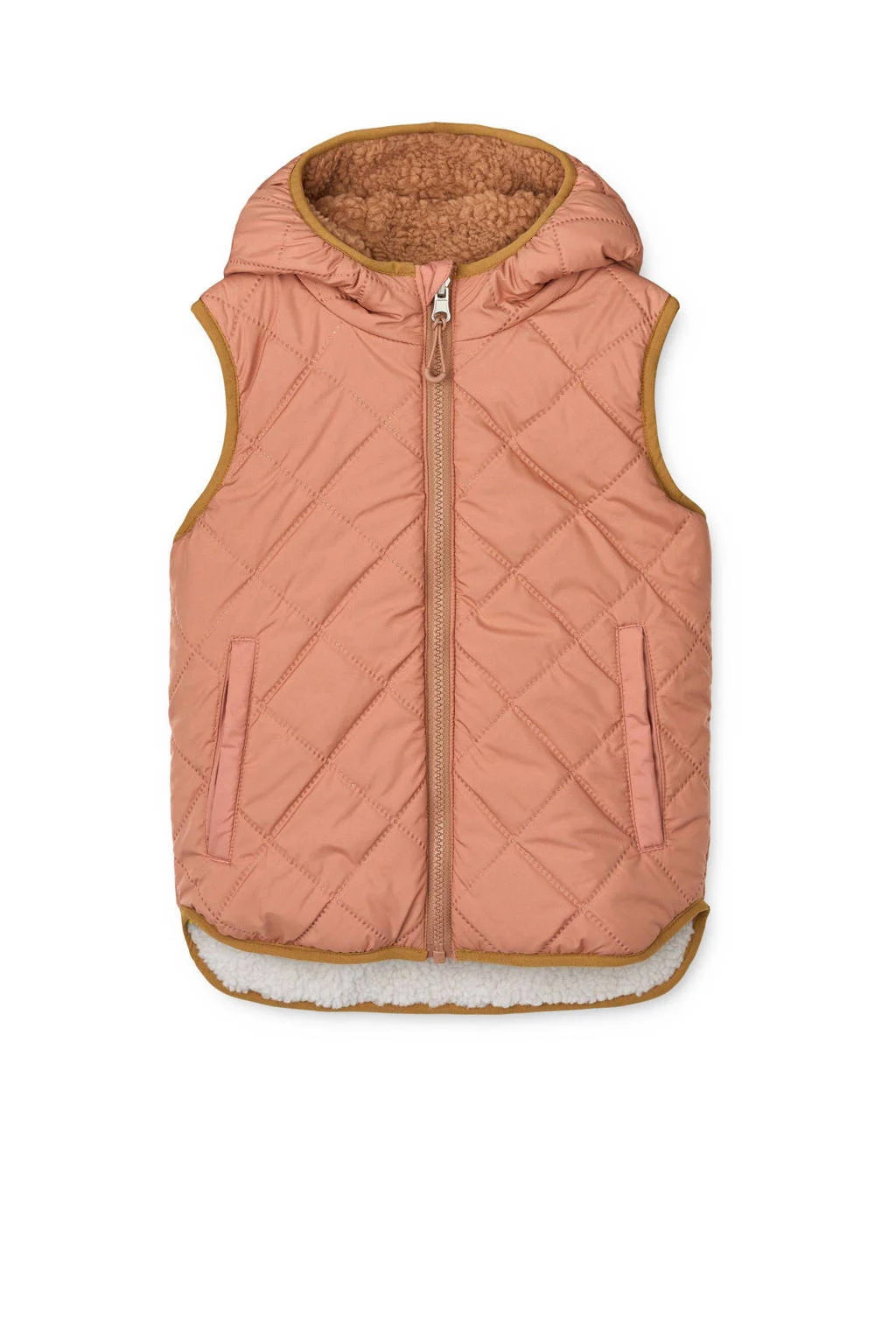 Liewood teddy reversible jas camel