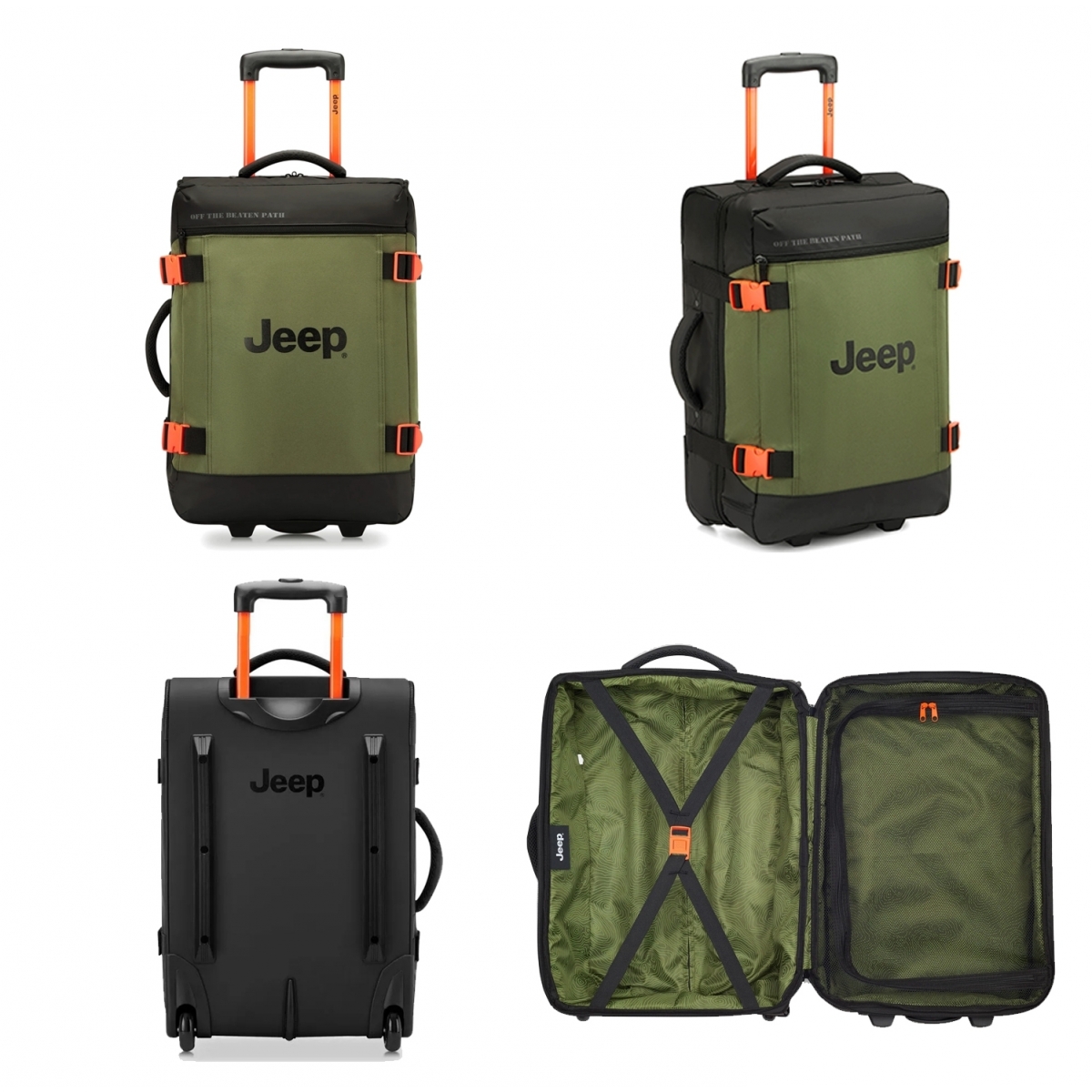 Jeep Sac de voyage cabine avec roulettes 37L JS007C Jeep polyester taille S 55cm