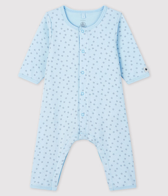 Bodyjama sans pieds étoiles bébé garçon en coton biologique