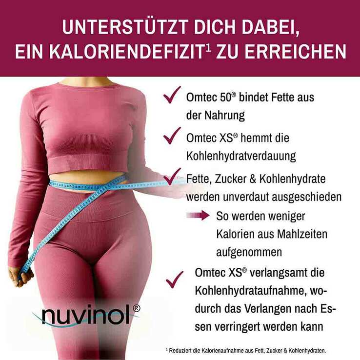 Nuvinol Fett- & Zucker- & Kohlenhydrateblock.Tabletten , 45 St