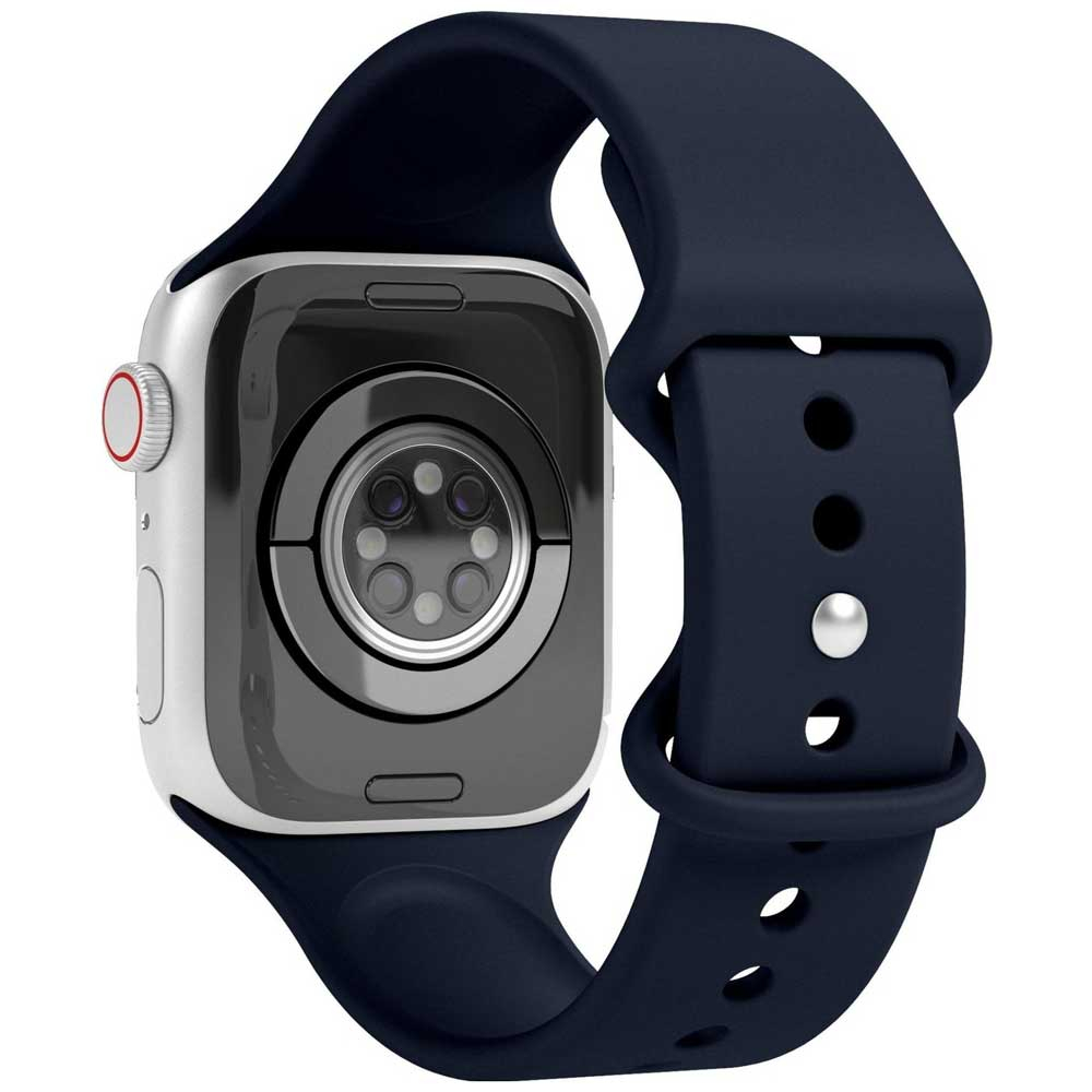 Classic Band Apple Watch (42/41/40/38 mm) Silikon Sport Armband AWS00003 (Gelenkumfang: 170-220mm) - Dunkelblau