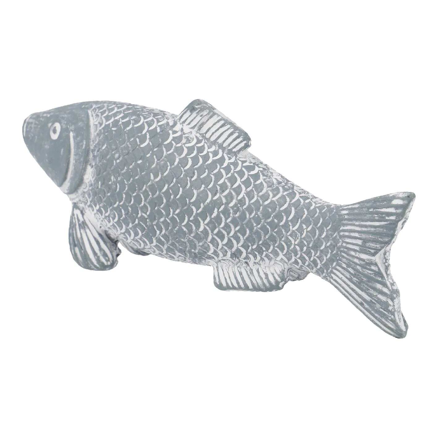 Fisch, gewischt/blau, 10 cm
