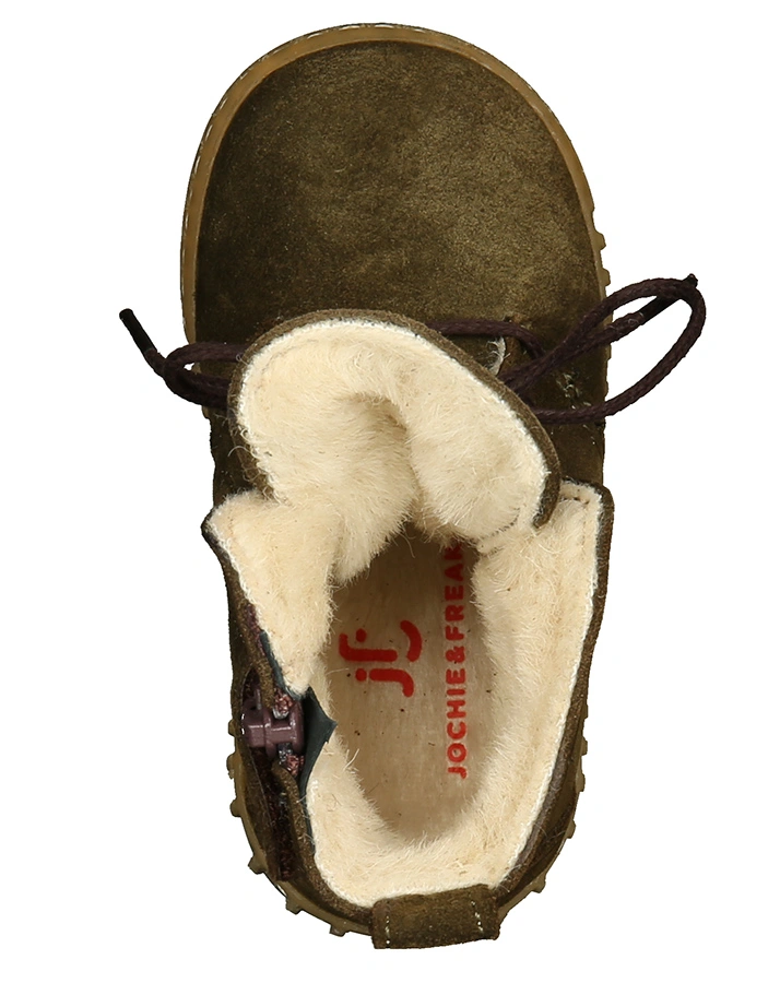 Lauflernboots WARM gefüttert in dunkelgrün