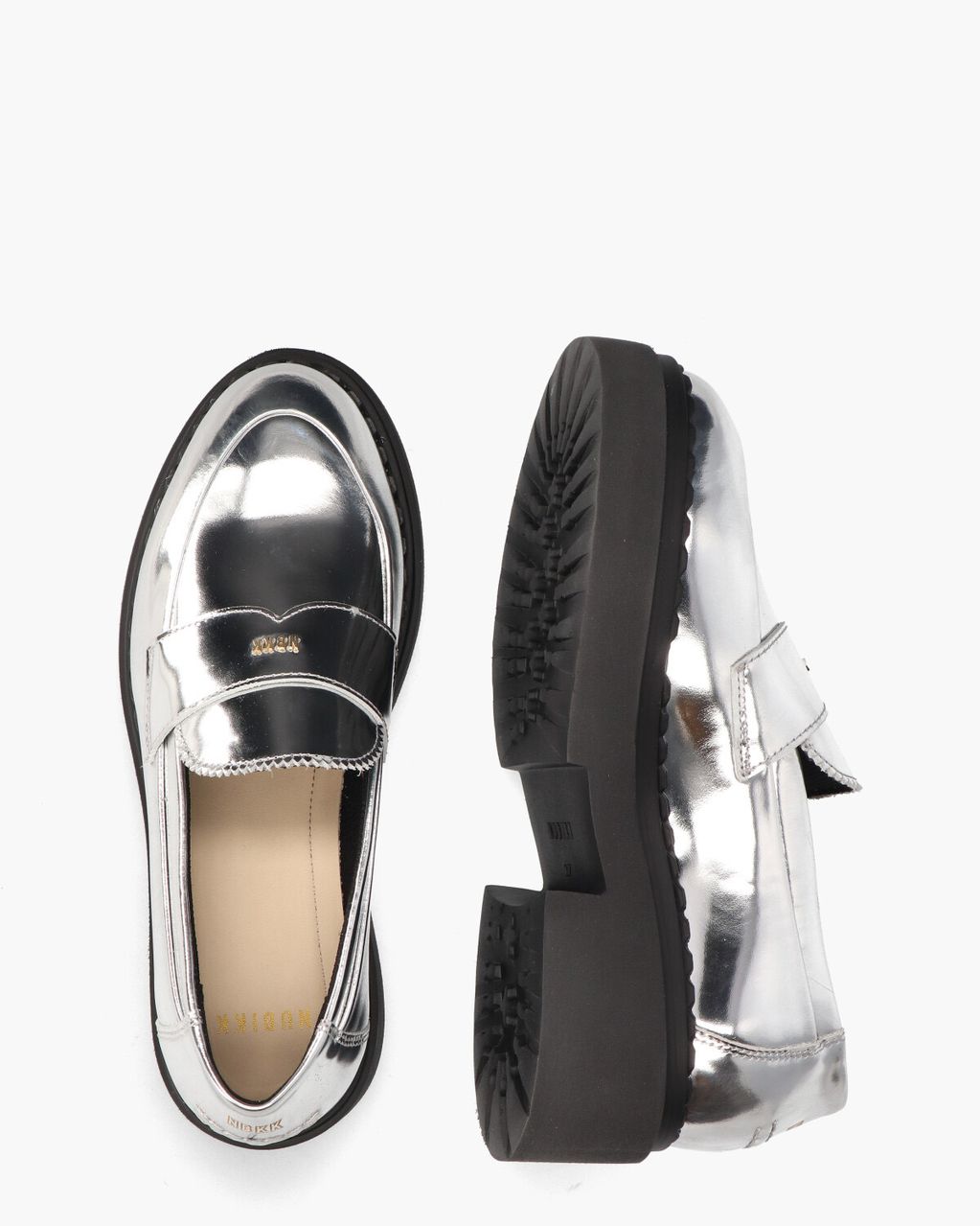 Nubikk Frankie Zilver Damesloafers
