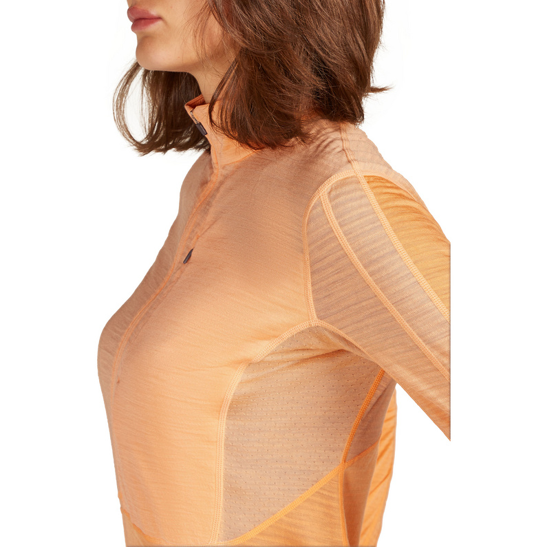 Icebreaker Damen 200 Realfleece Descender Half Zip Pullover