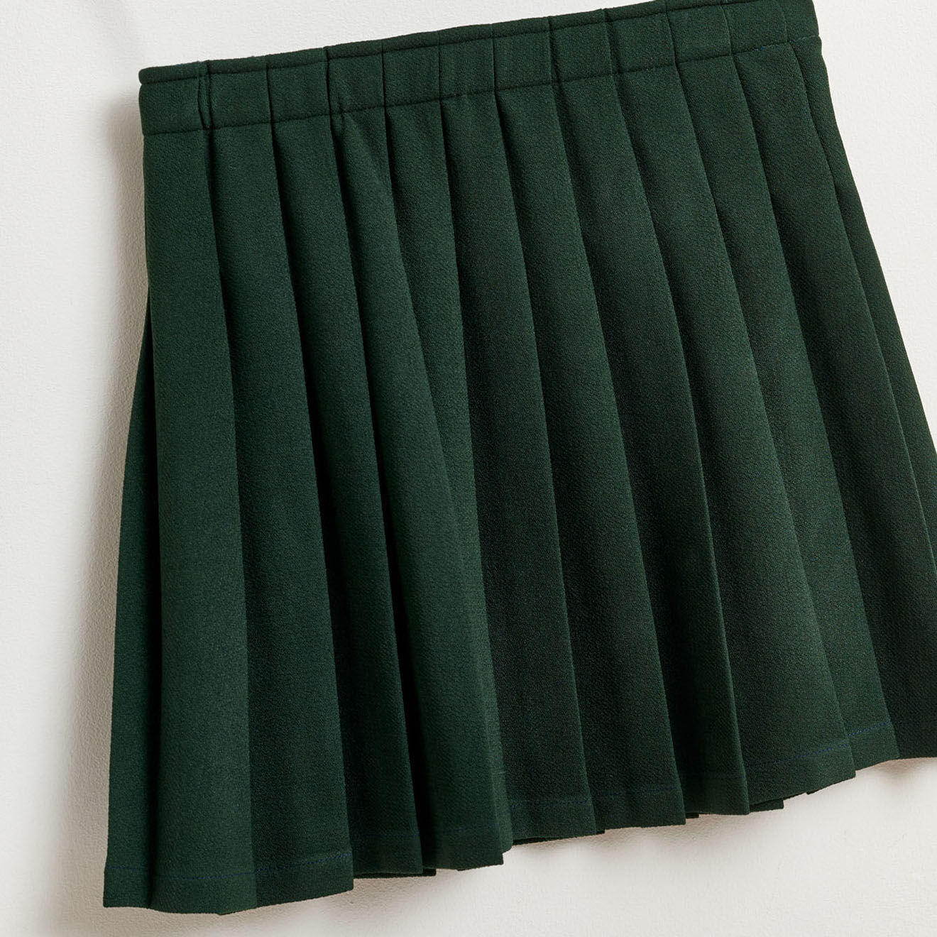 Bellerose Jupe courte Asra plissée vert