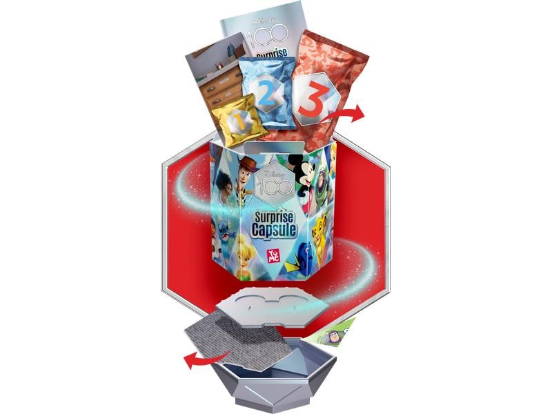 YuMe Figur Disney 100 Suprise Capsules – Series 2 assortier Spielzeugfigur Disney mit Accessoires