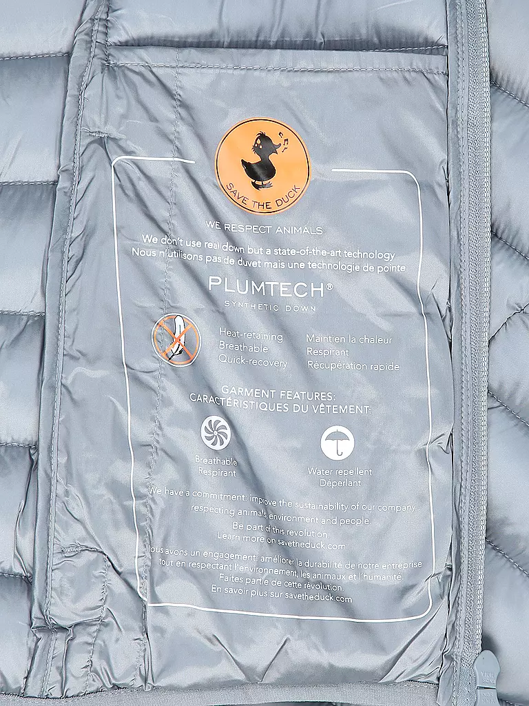 SAVE THE DUCK Leichtsteppjacke ALEXIS hellblau