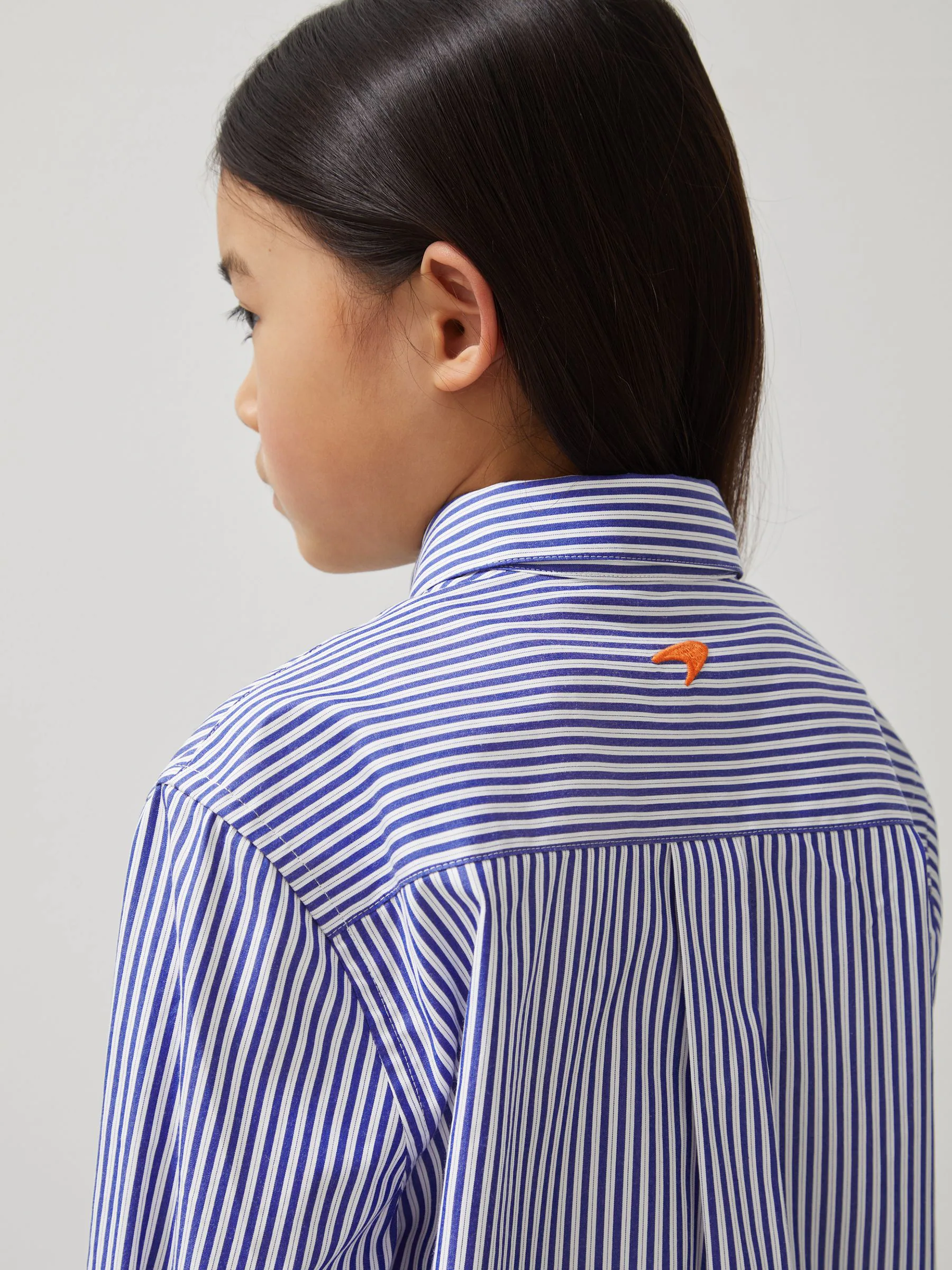 Reiss Hailey McLaren F1 Team Cotton Stripe Shirt