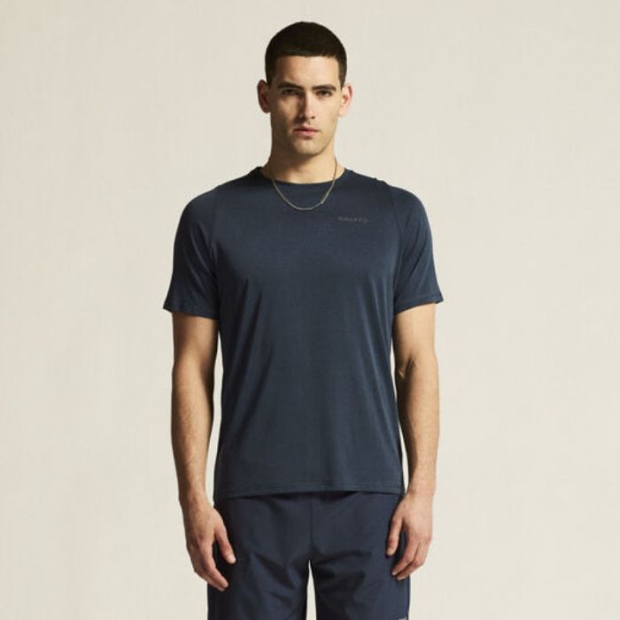 Craft Herre T-shirts Collective Bi-Blend SS Tee Blå