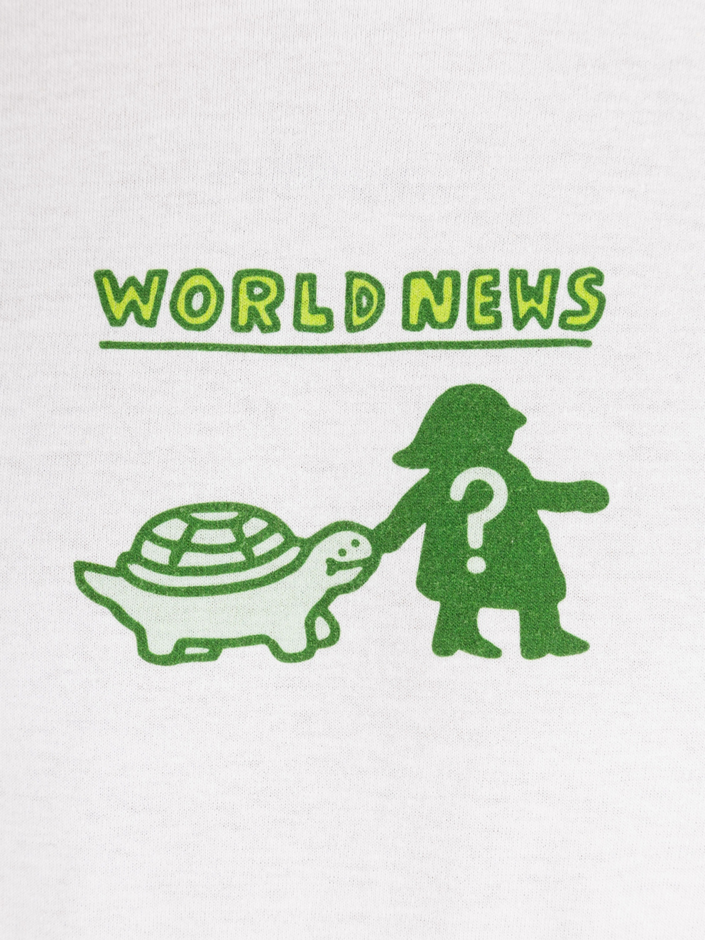 A.LAB World News T-Shirt white
